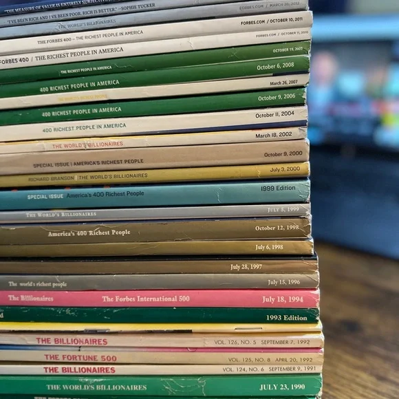 Forbes Magazines Collection 1989-2018
